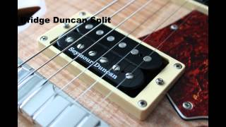 Seymour Duncan Hot Rodded Humbucker Set Comparison in PRS SE Custom Semi Hollow [upl. by Photima784]