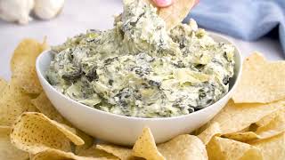 SPINACH ARTICHOKE DIP [upl. by Aynav793]