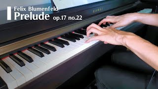 🎹Blumenfeld  Prelude Op17 No22 블루멘펠드 프렐류드 22번 sad classic piano music piano cover [upl. by Anthiathia]