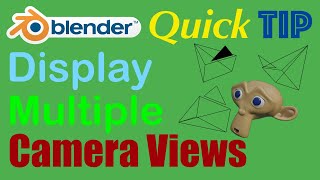 Blender 282  MultiCamera Viewport Display [upl. by Erich]