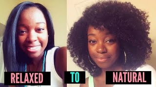 Tips on Transitioning from Relaxed to NATURAL HAIR [upl. by Nedi556]