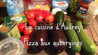 Recette cuisine légère n°4 Pizza aux aubergines facile [upl. by Nimajeb408]