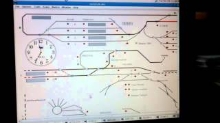 JMRI back and forth test [upl. by Novihc535]