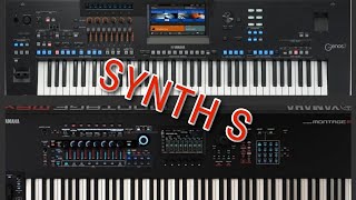 Arranger Keyboard Vs Workstation Synthesizer Review and Demo Yamaha Genos2 Vs Montage M8x [upl. by Esoranna753]