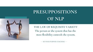 NLP Presupposition Law of requisite variety  with Claire Chancellor [upl. by Kory471]