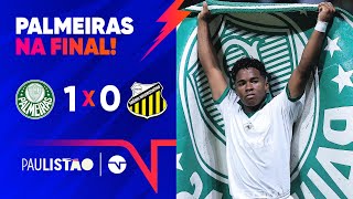 ILUMINADO ENDRICK CRAVA E VERDÃO VAI FAZER A FINAL CONTRA O SANTOS  PALMEIRAS 1X0 NOVORIZONTINO [upl. by Thirza765]