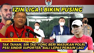 TERBARU IZIN POLRI BELUM JELAS SIN TAEYONG ANGKAT BICARA HINGGA BALI UNITED LEPAS PEMAIN LAGI [upl. by Suirtemid]