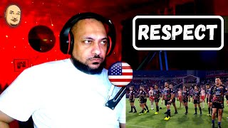 AMERICAN REACT TO  GI leads the Indigenous War Cry  NRL on Nine [upl. by Tolkan968]