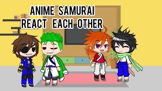 Anime Samurai React Each Other Read Descriptionanimemanga [upl. by Ellehcer]