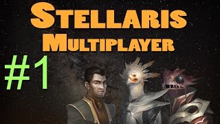 Lets play Stellaris  multiplayer gameplay  1 [upl. by Reginnej]