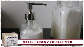 GEZONDE VLOEIBARE ZEEP MAKEN 😍  DIY 4  GEZONDHEIDSGOEROE [upl. by Yahsram]