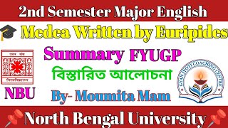 2nd Semester Major EnglishSummary of Medea  Written by EuripidesNBU FYUGPByMoumita Mam2024 [upl. by Rehpotsirhcnhoj]