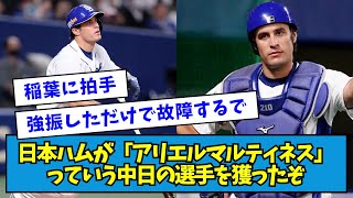 【捕手らしい】日本ハムが「アリエルマルティネス」っていう中日の選手を獲ったぞ【なんJ反応】 [upl. by Rubi747]