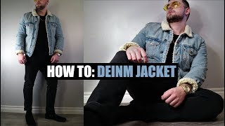 How To Wear A Denim Jacket For Guys5 Sherpa Denim Jacket Outfits [upl. by Eilesor761]