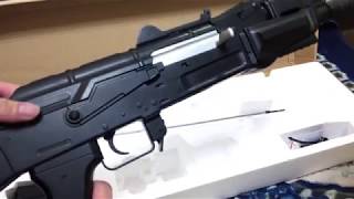 CYMA AK47βスペツナズ CM302 エアコッキングガンレビュー 【CYMA AKβ Air soft gun review】 [upl. by Tecil]