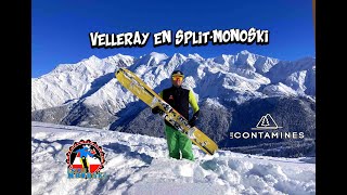 MONOSKI Descente de Velleray en Split Monoski [upl. by Alma]