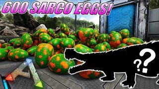 600 SARCO EGGS ARK SARCO BREEDING AND MUTATIONS Ark Survival Evolved Mutation Zoo [upl. by Amery]