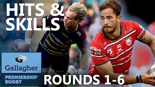 Top Hits amp Skills So Far  Rounds 16  Gallagher Premiership [upl. by Bloomer442]