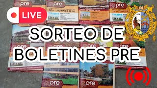 🔴SORTEO BOLETINES PRE SAN MARCOS CICLO COMPLETO unmsm [upl. by Lareneg441]