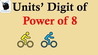 Units digit of Power of 8 using Remainders  BrushMyQuant unitsdigit shortcuts [upl. by Carla610]