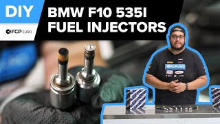 BMW 535i Fuel Injector Replacement DIY 20112016 BMW F10 5Series N55 Engine EU6 Injectors [upl. by Teyut]