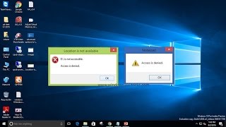 how to fix Access is Denied Error in windows 10 [upl. by Klemperer]