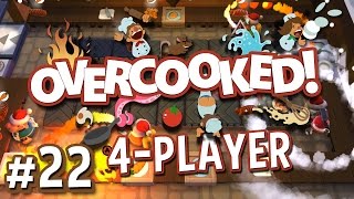 Overcooked  22  Burn the Turkeys Overcooked Festive Seasoning DLC [upl. by Nagol]