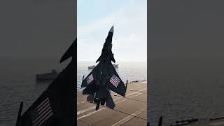 The Su30 Steep Landing on an Aircraft Carrier [upl. by Haorbed141]