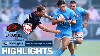 Saracens v Gloucester  HIGHLIGHTS  Dramatic End To Thriller  Gallagher Premiership 202223 [upl. by Nama]