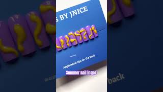 3D blobs 3dnailart blobs trippyart purplenails nailartdesigns easynailsathome pressons [upl. by Bore]