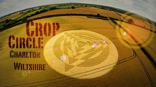 Crop Circle at Charlton Wiltshire UK  8 July 2014 DJI Phantom 2 [upl. by Esinad]