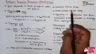 DSP74 Introduction to infinite impulse response IIR Filter  EC Academy [upl. by Cherian]