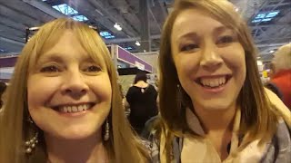 Hobbycrafts Show NEC Birmingham with Molly [upl. by Ycart599]