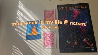 dorm tour  life recently  boarding school  ncssm vlog [upl. by Nonnelg]