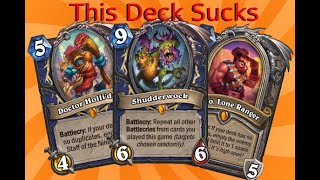 This is my LEAST favorite deck Blizzard has ever created  Showdown In the Badlands Hearthstone Wild [upl. by Ellehsram]