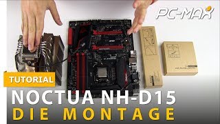 CPUKühler Einbau  Montage  Noctua NHD15  Tutorial  HowTo  Anleitung [upl. by Kincaid]