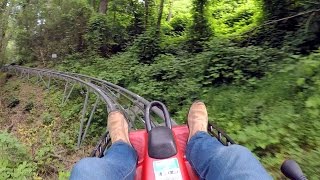 Gatlinburg Mountain Coaster onride HD POV 60fps [upl. by Dazhahs993]