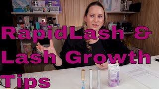 RapidLash Lash Enhancing Serum amp Growth Tips [upl. by Previdi]