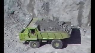 strontian barite mine 1 mining activity [upl. by Trescott]