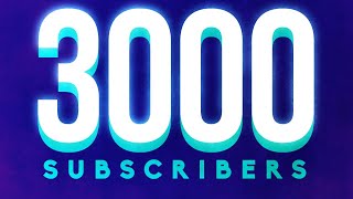 HIT OVER 3000 SUBS  Special livestream thanking our new subscribers [upl. by Akimihs]