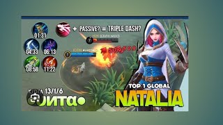 gameplay Proplayer 19 kills Natalia in rank global no 1 built best emblem build 2024 in Natalia [upl. by Neile]