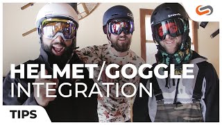 Snowboarding Helmet and Goggle Integration  From Dad to Rad  SportRx [upl. by Maddis]