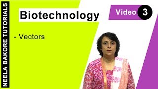 Biotechnology  NEET  Vectors  Neela Bakore Tutorials [upl. by Ahsennod]