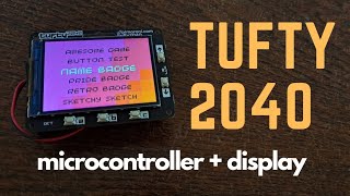 Tufty 2040  Raspberry Pi Powered Microcontroller and Screen [upl. by Garibold]