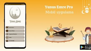 Yunus Emre Pro  Mobil Uygulama Tanıtımı İndirme linki açıklama kısmında [upl. by Ahen]