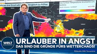 MALLORCA BalearenUnwetter  Extrem warme Wassertemperaturen sorgen für Wetterchaos am Mittelmeer [upl. by Nosiram]