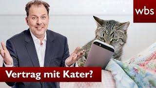 VodafoneAbzocke Katze bekommt InternetVertrag  Anwalt Christian Solmecke [upl. by Rotciv456]