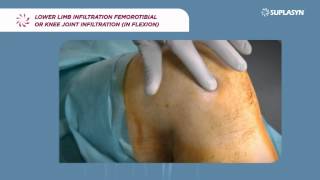 Suplasyn application on KNEE INFLEXION [upl. by Telocin]