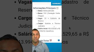 CONCURSO TRT SERGIPE 17 mil reais [upl. by Anitsyrhc]