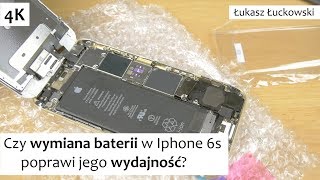 Czy wymiana baterii w iPhone 6s poprawi jego wydajność Celowe Spowalnianie iPhoneów  TEST [upl. by Nedia]